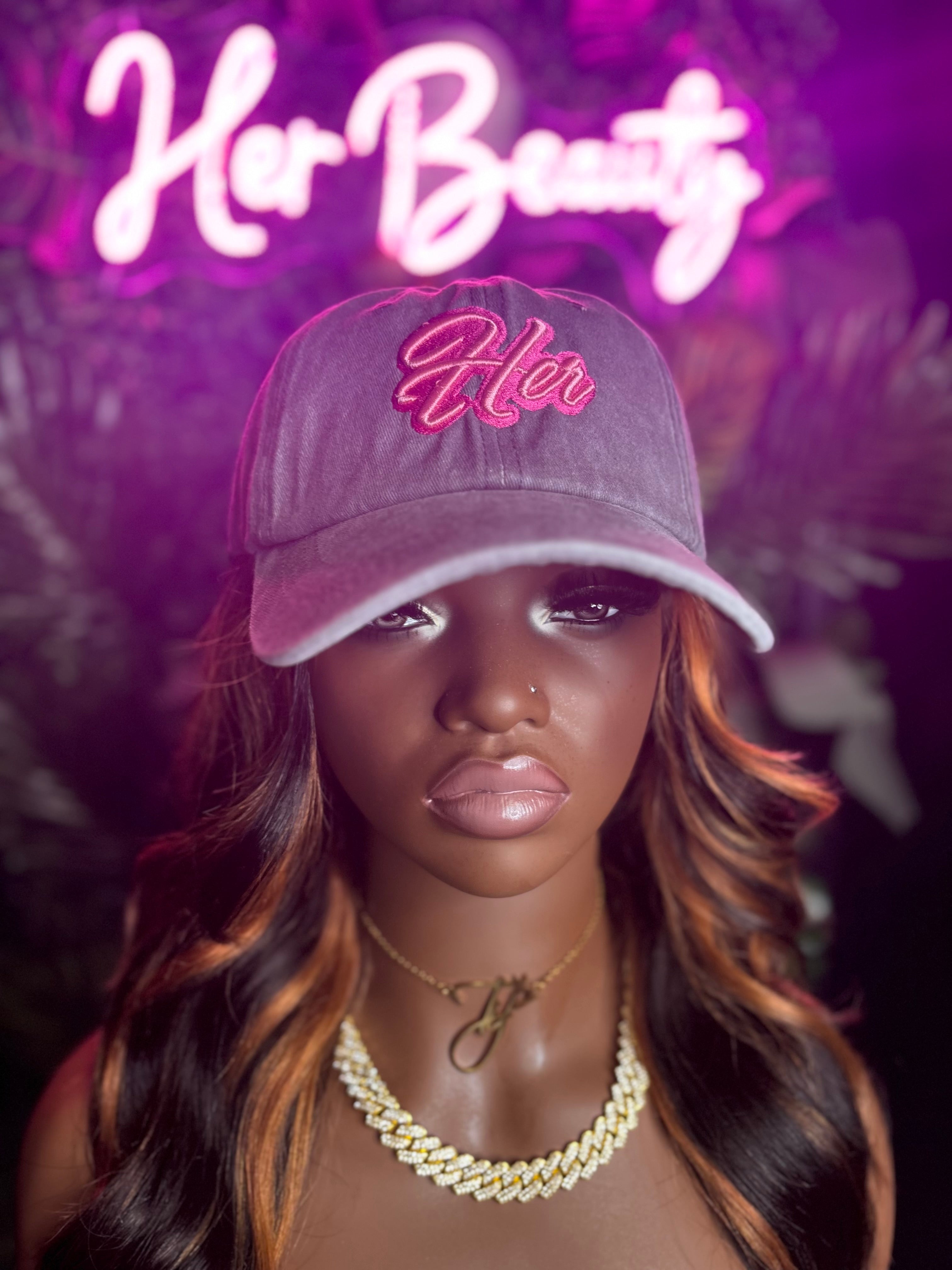 Her Signature Statement Cap