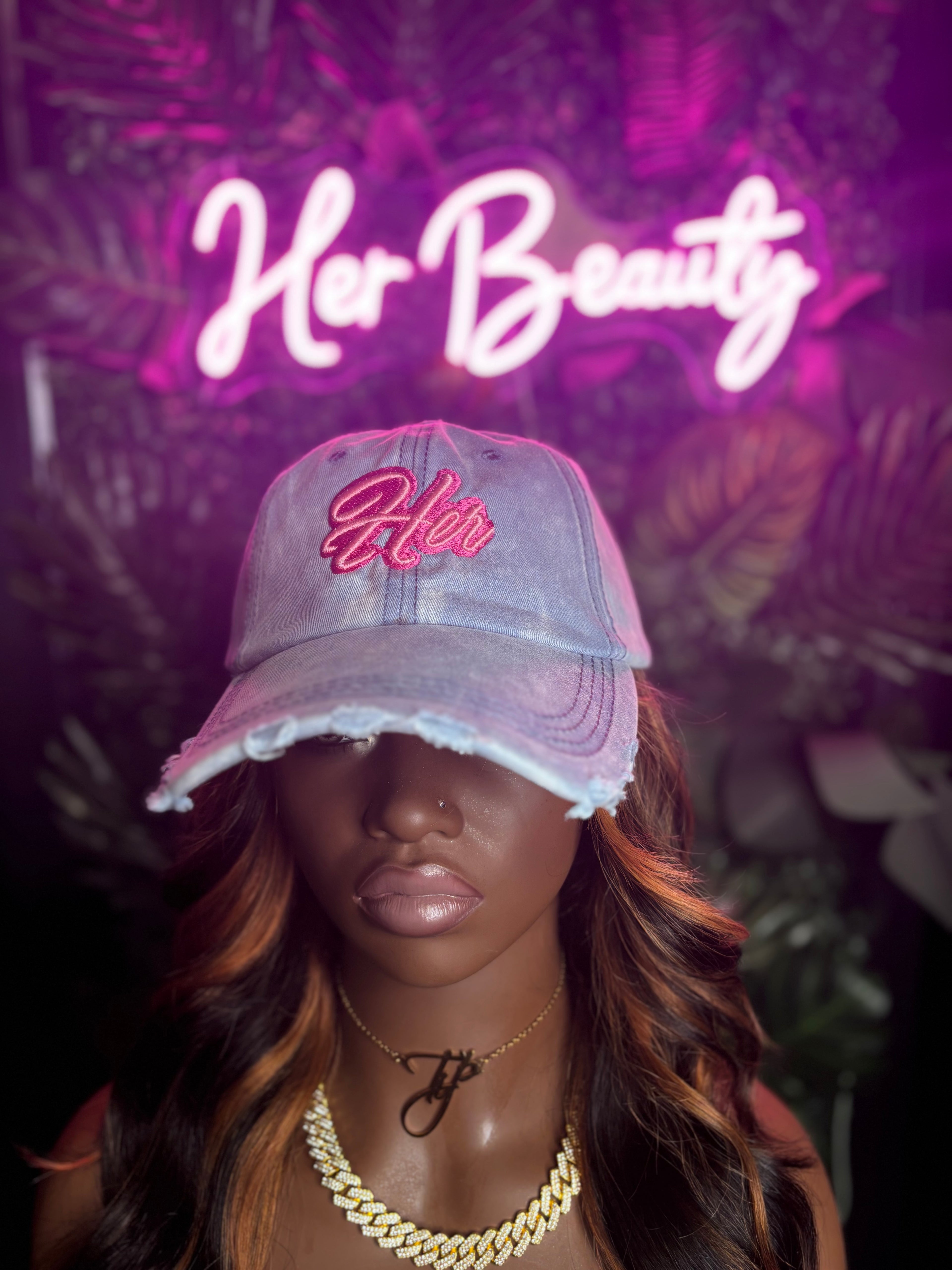 Her Signature Statement Cap