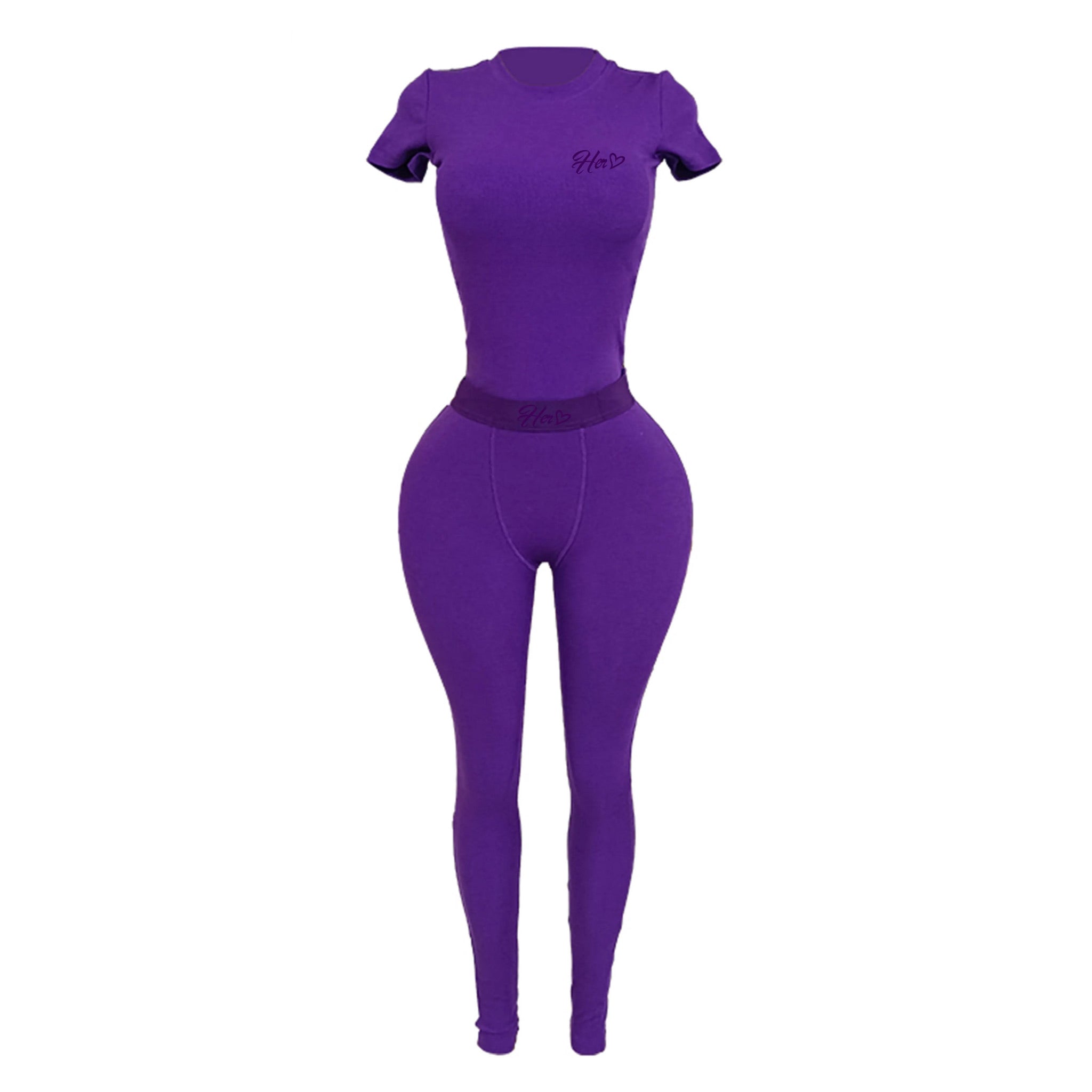 Her Ribbed Legging Essential Set