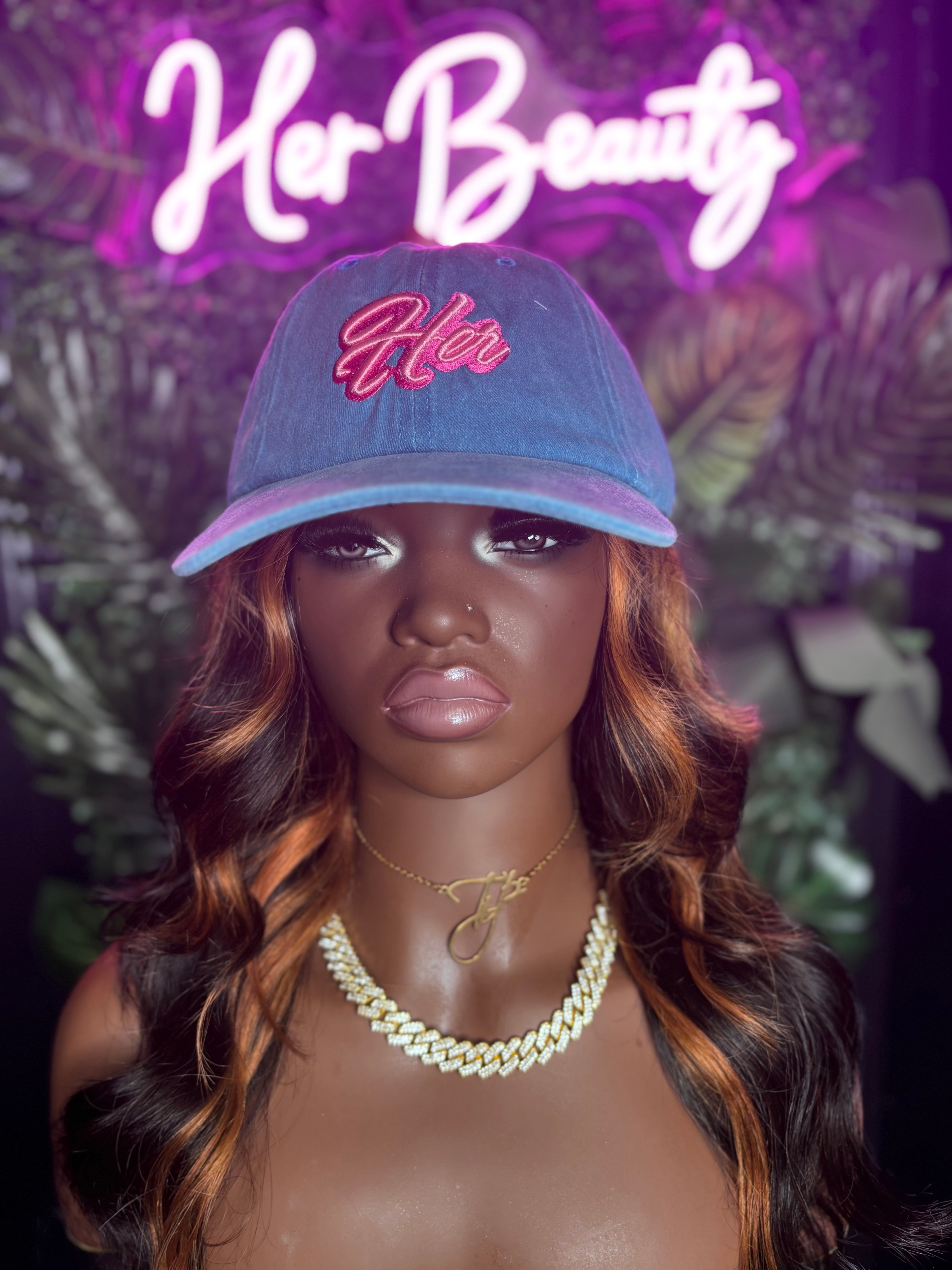 Her Signature Statement Cap