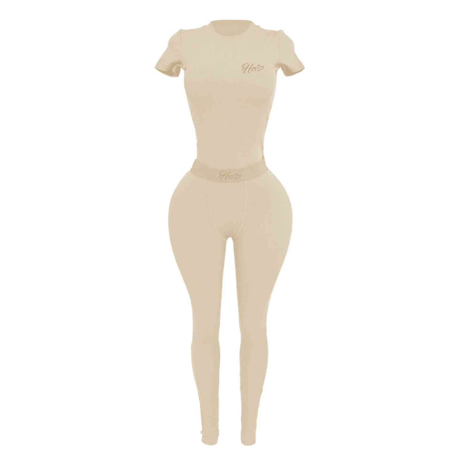 Her Ribbed Legging Essential Set