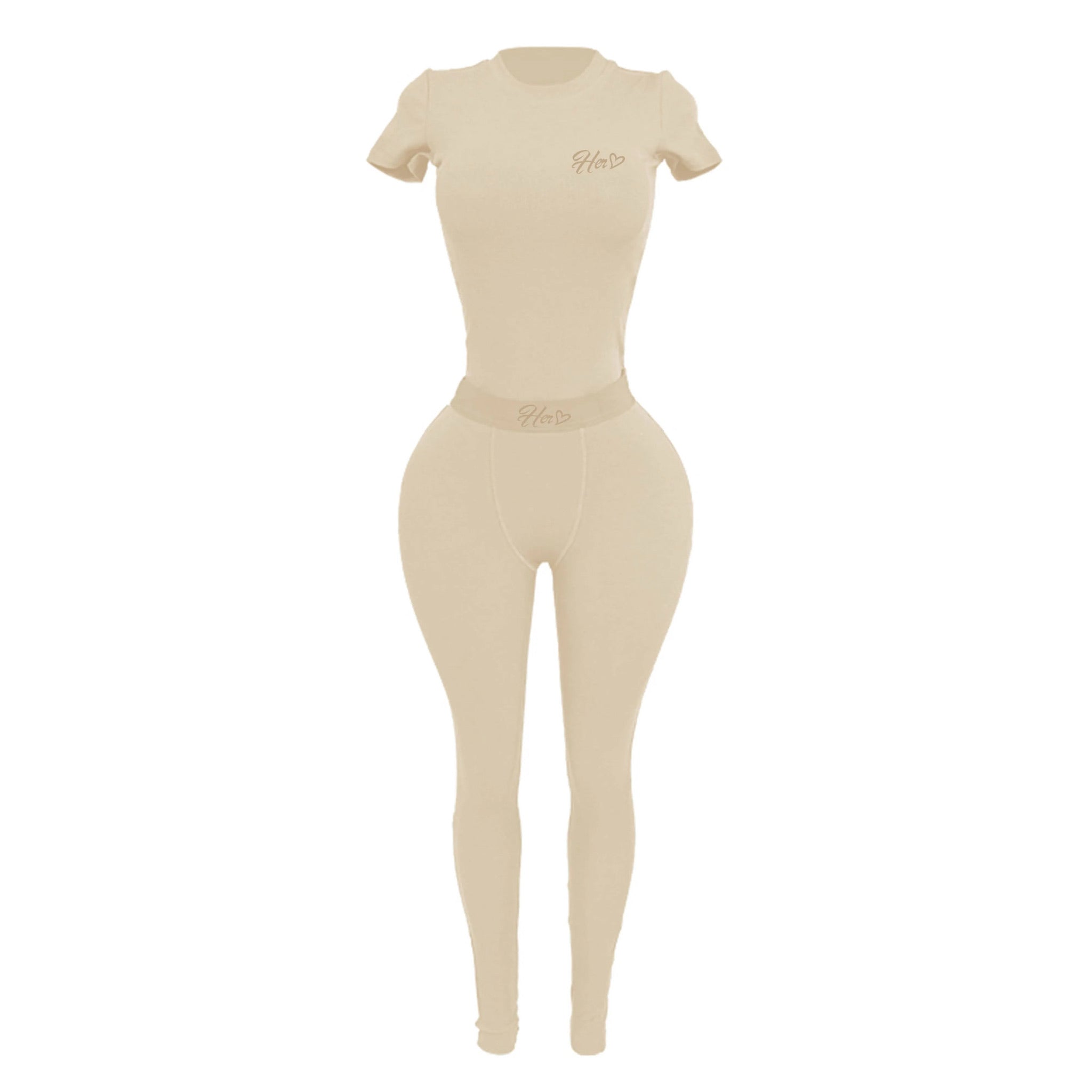 Her Ribbed Legging Essential Set