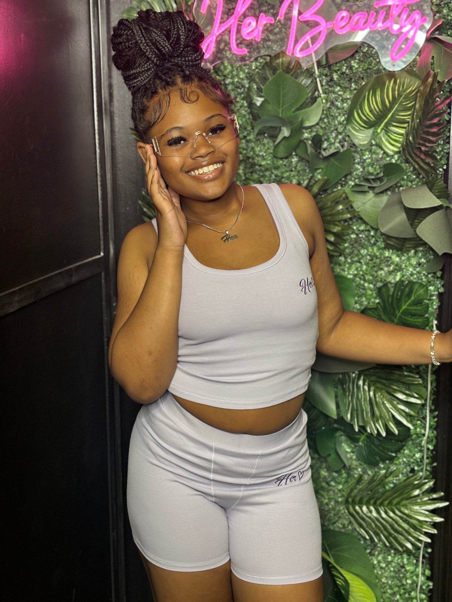 Her Tank Ribbed Shorts Essentials