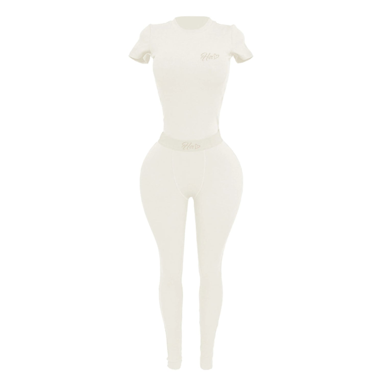 Her Ribbed Legging Essential Set