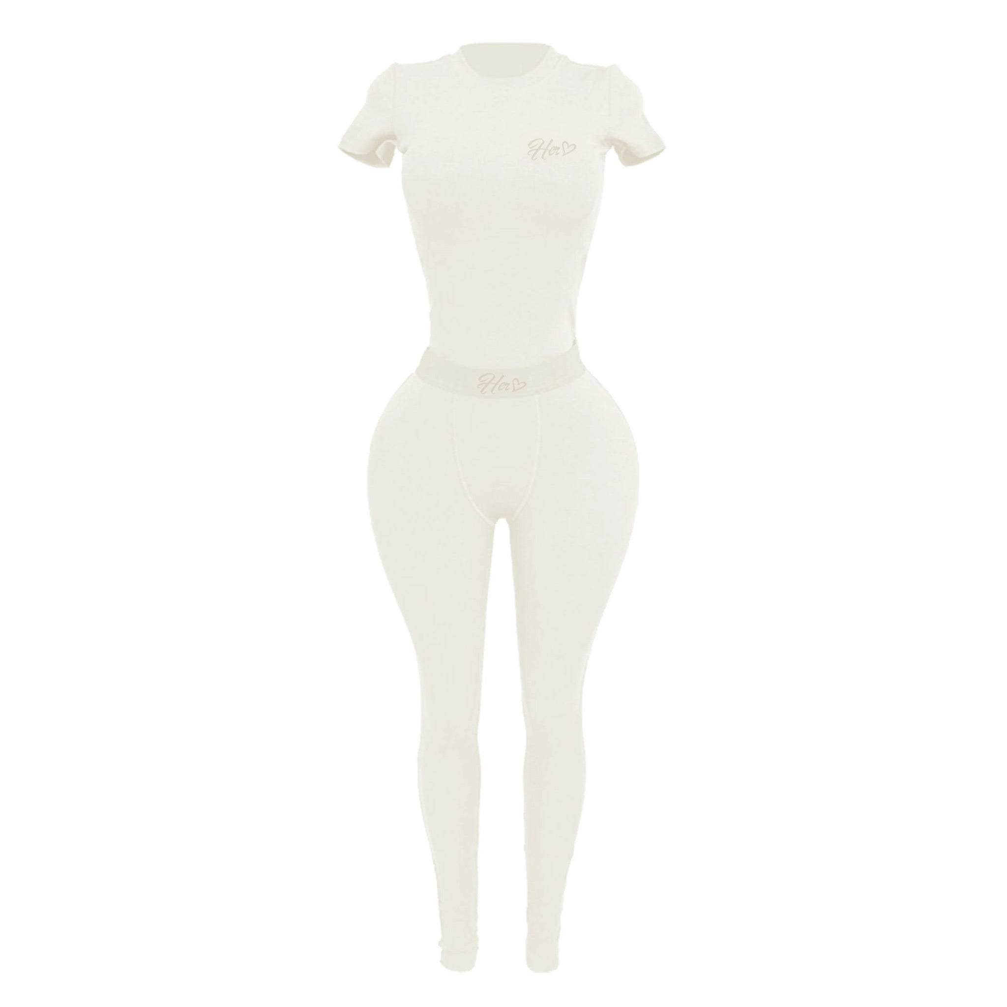 Her Ribbed Legging Essential Set