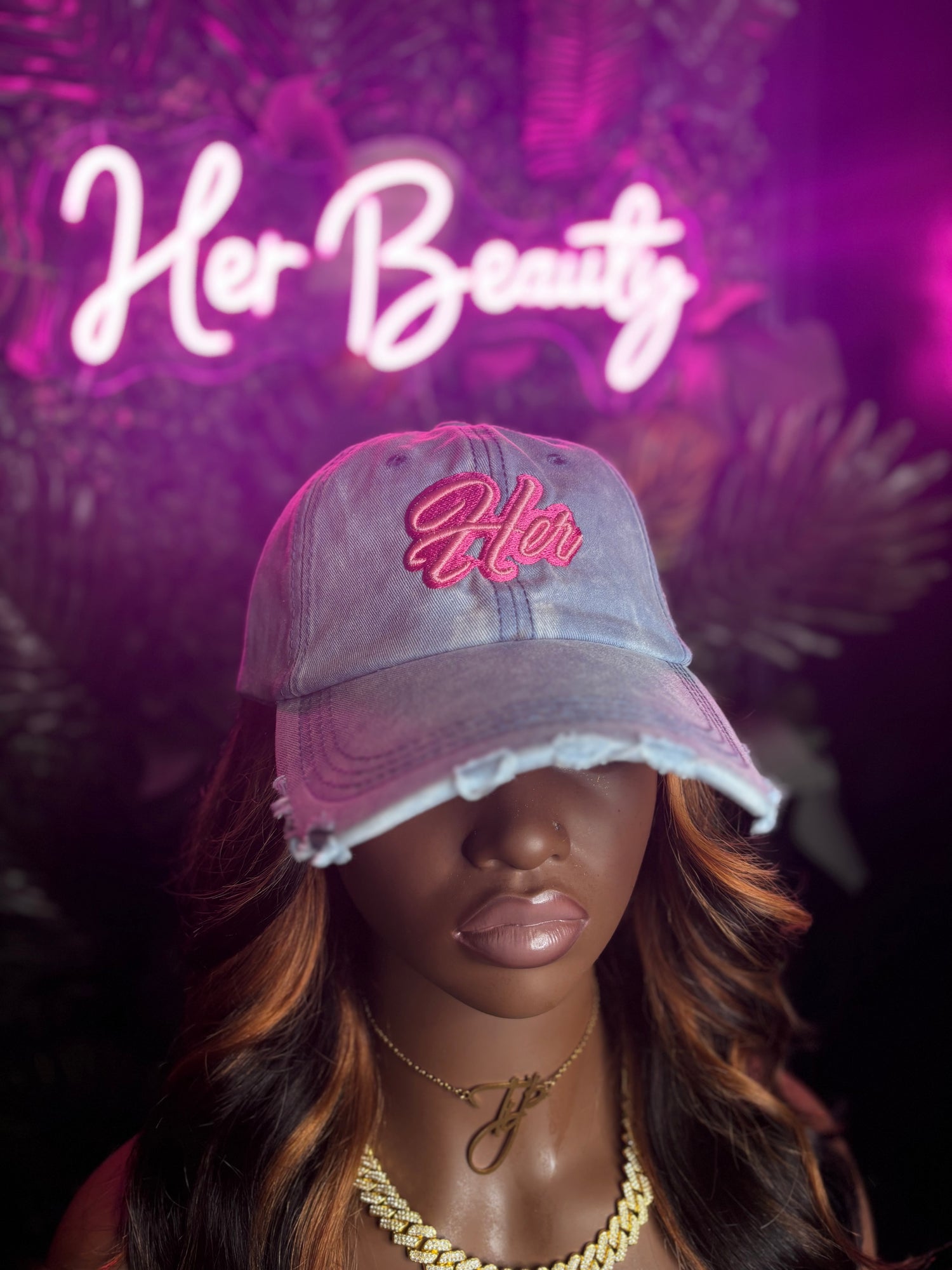 Her Signature Statement Cap