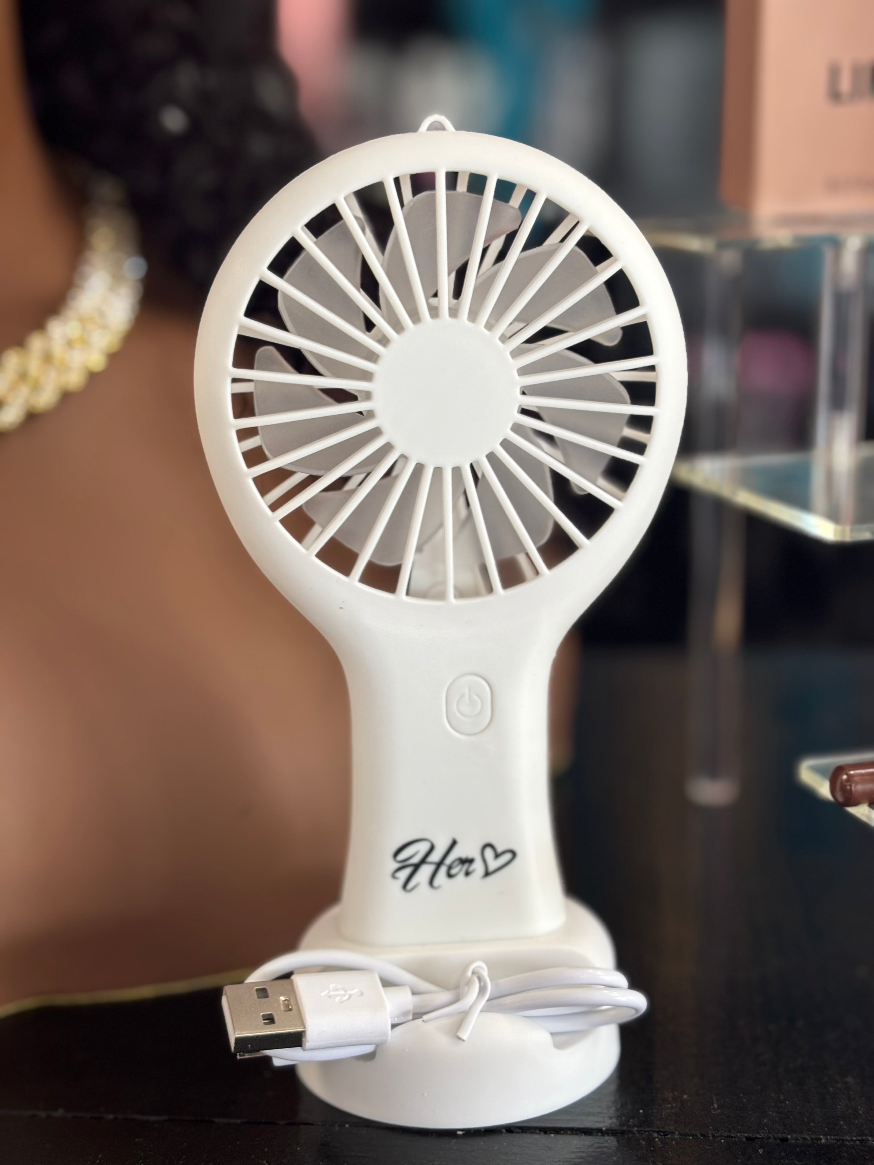 Her Portable Rechargeable Fan