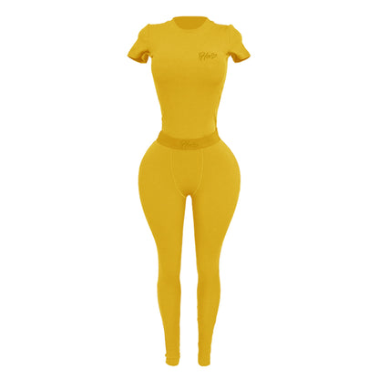 Her Ribbed Legging Essential Set