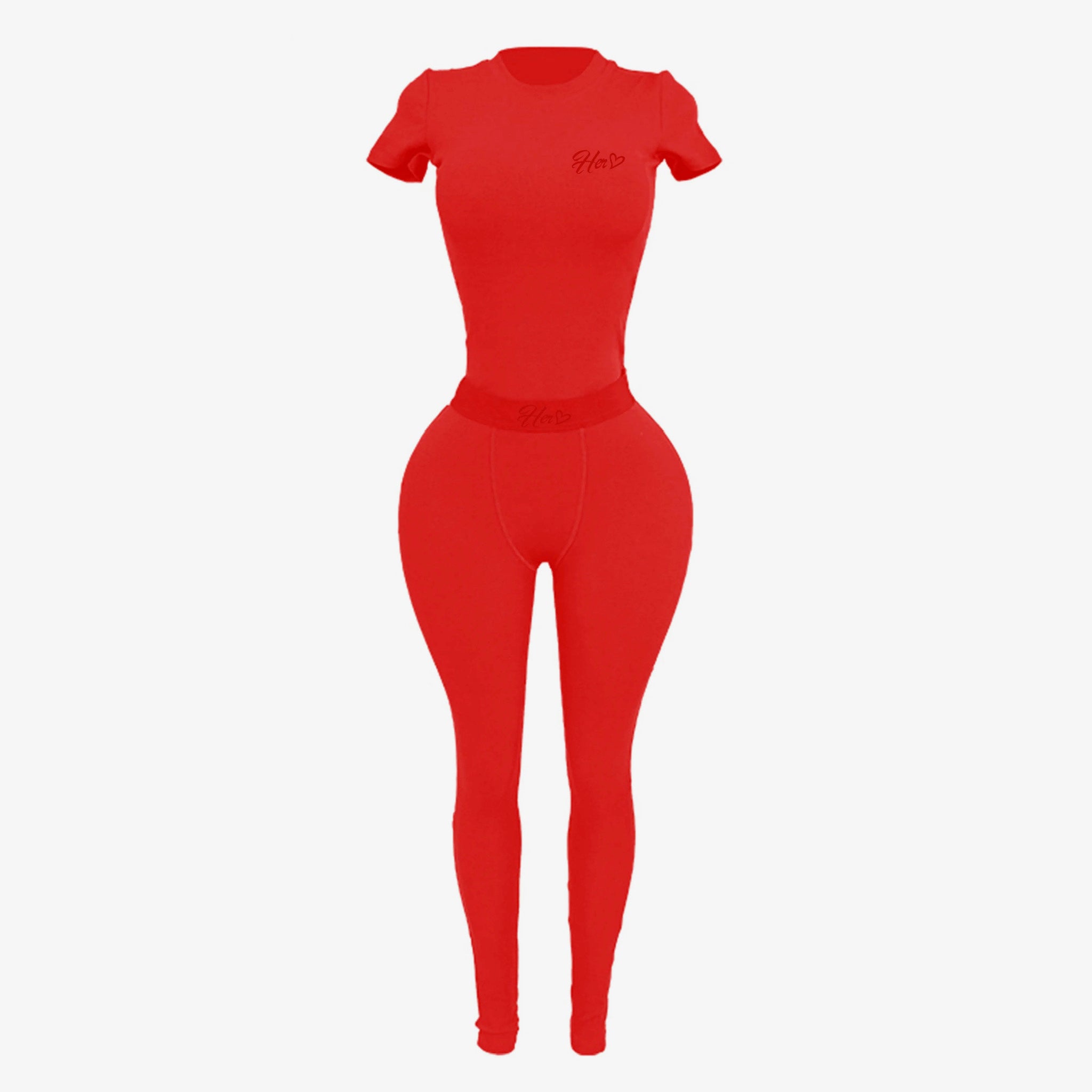 Her Ribbed Legging Essential Set