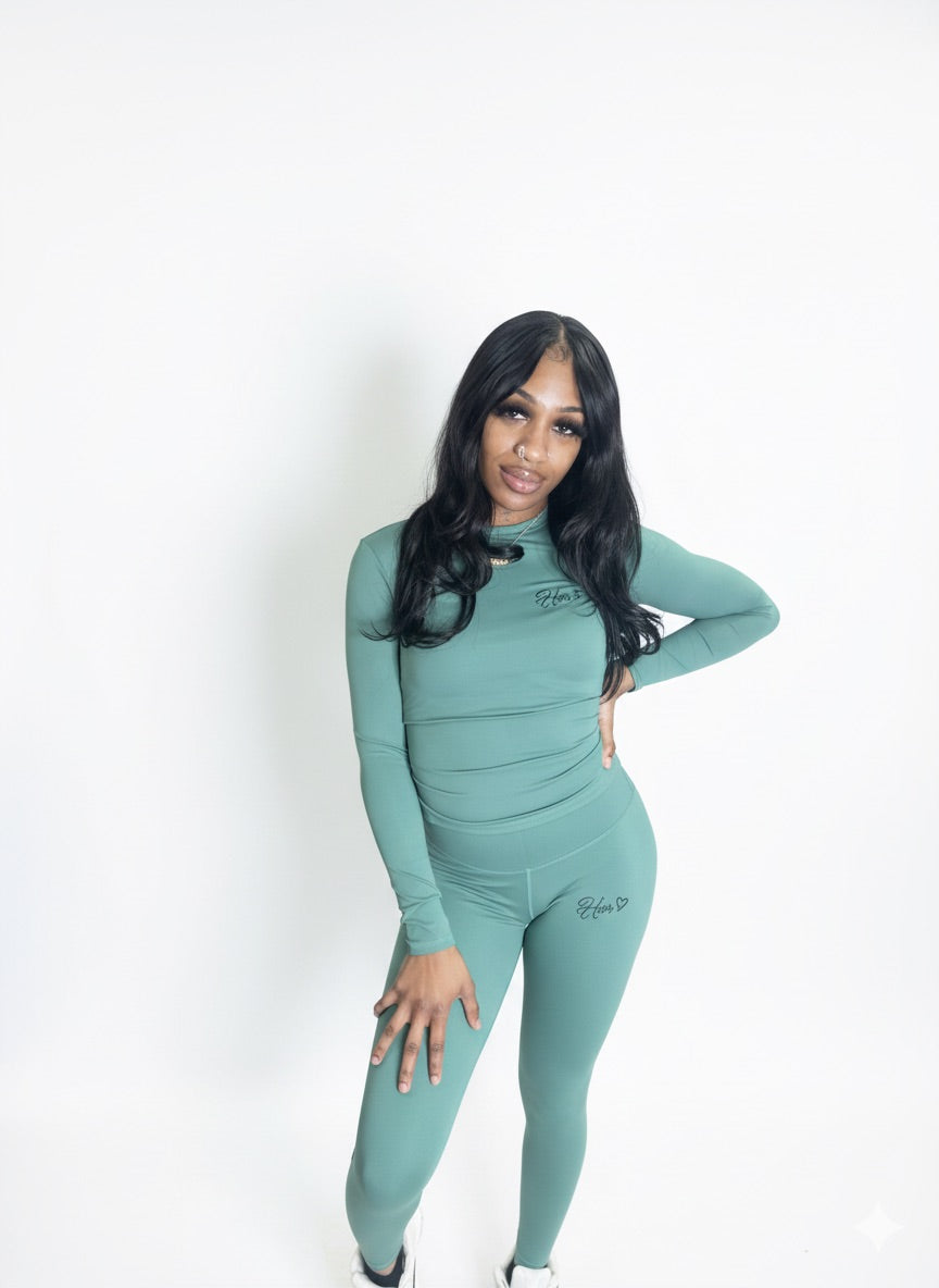 Active “HER” Long Sleeve Legging Set