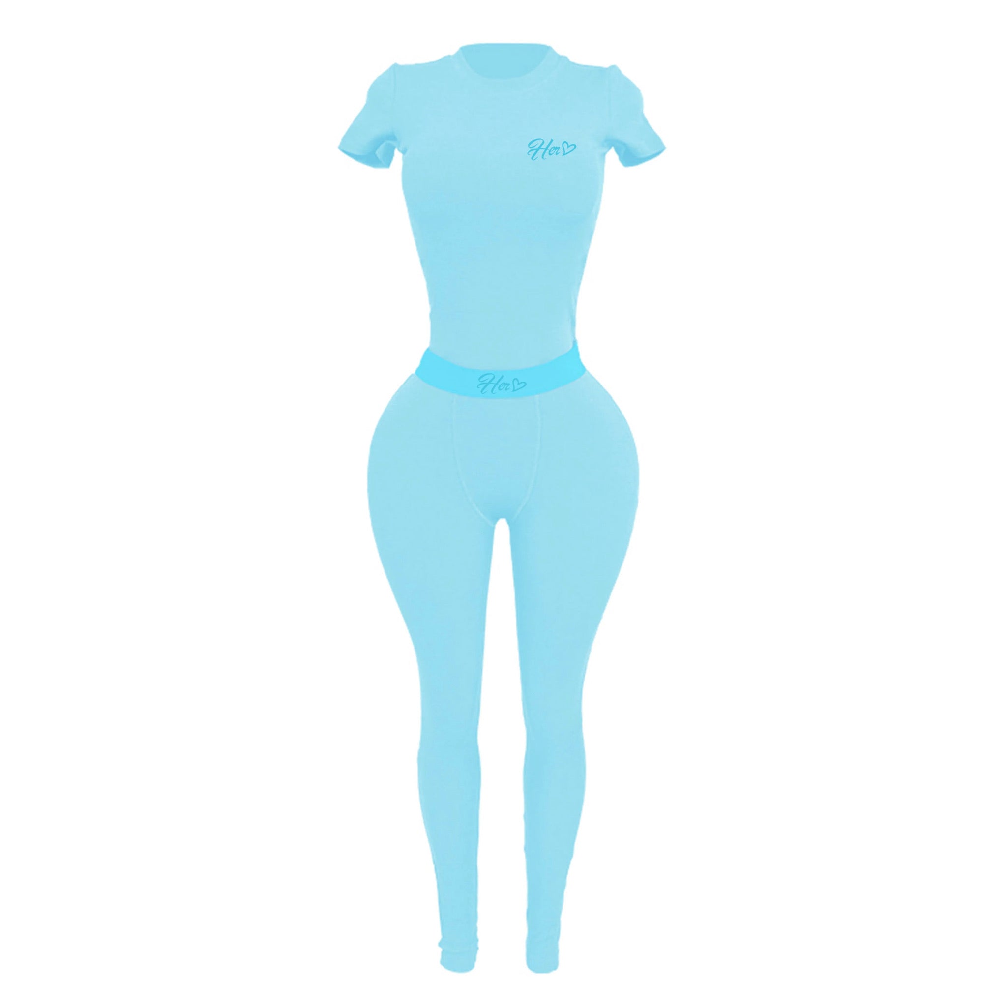 Her Ribbed Legging Essential Set