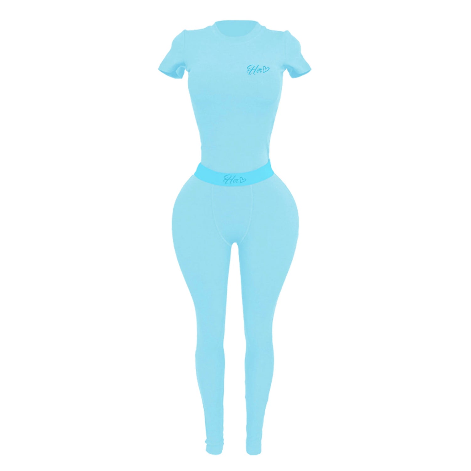 Her Ribbed Legging Essential Set