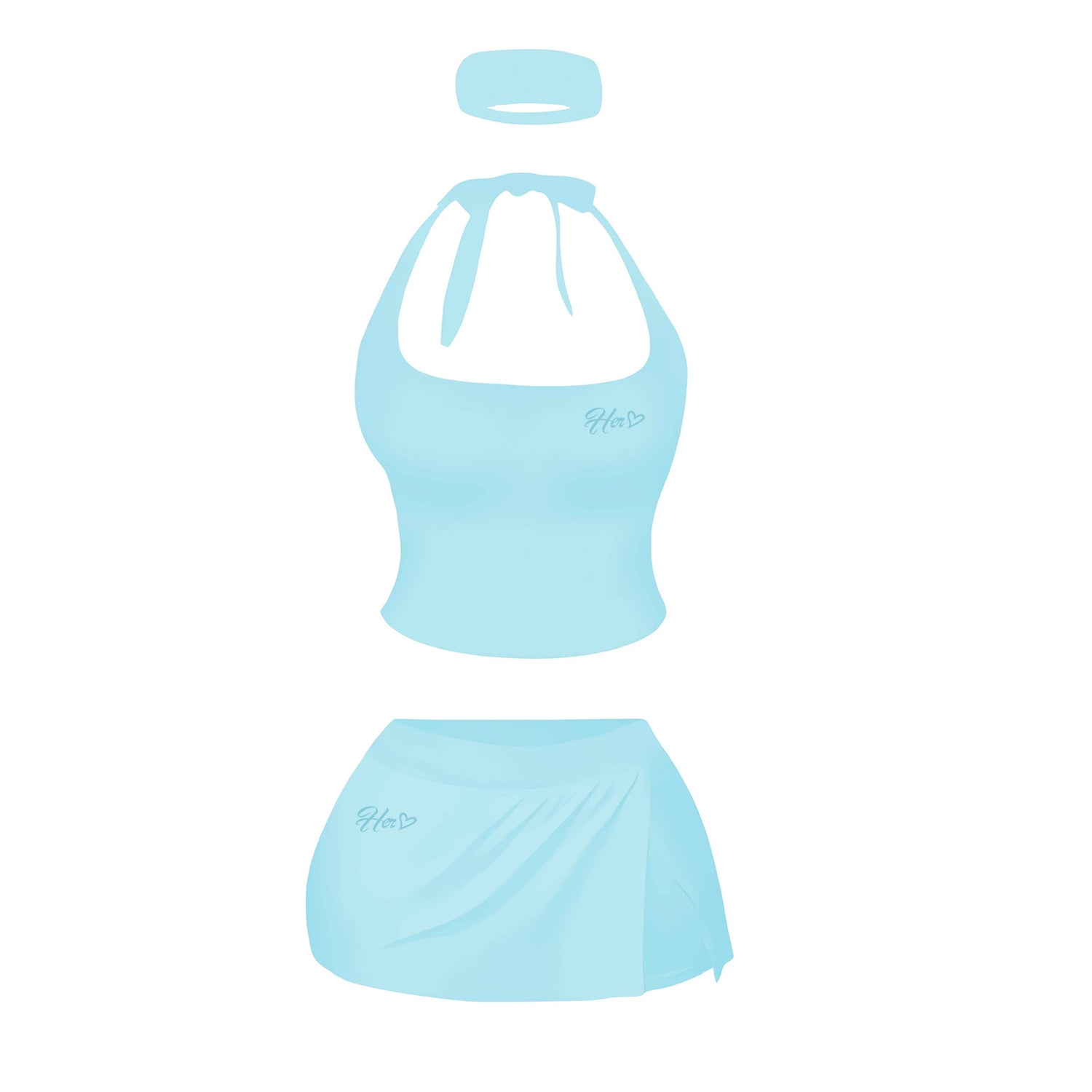 Her Halter Skirt Essentials Set