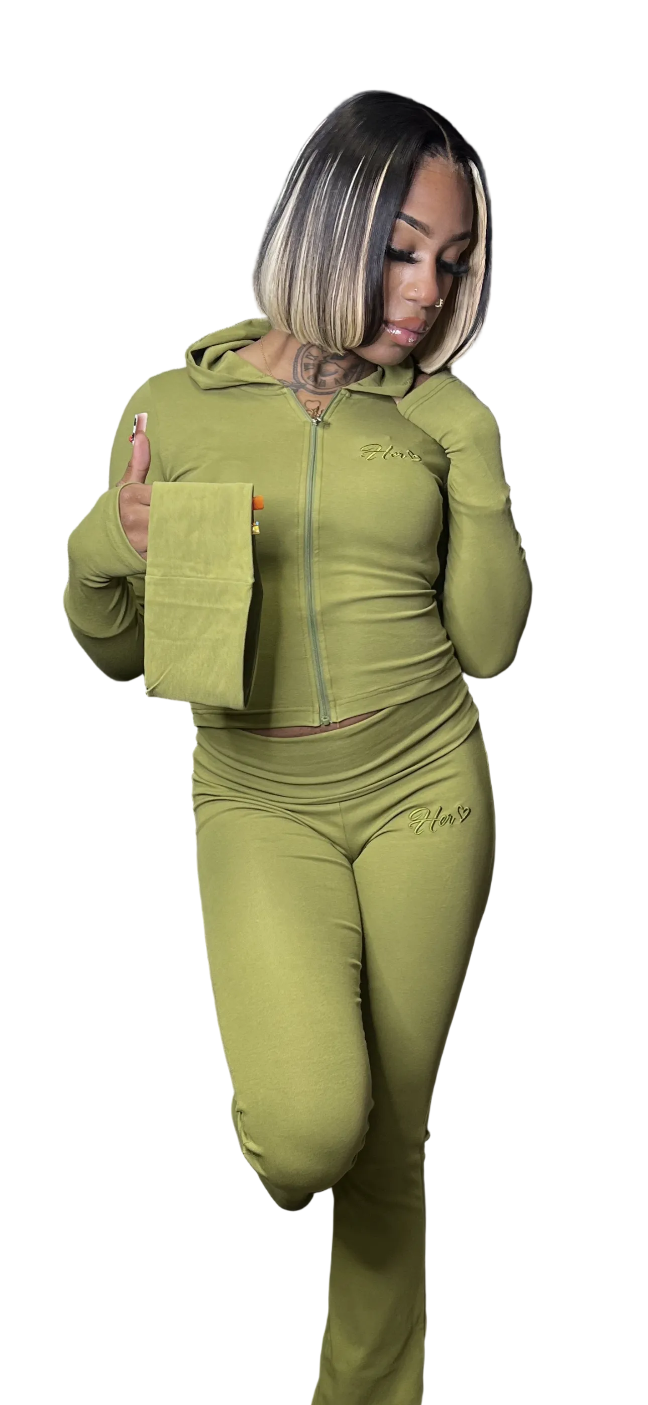 Her Yoga Jacket 3 pc Set