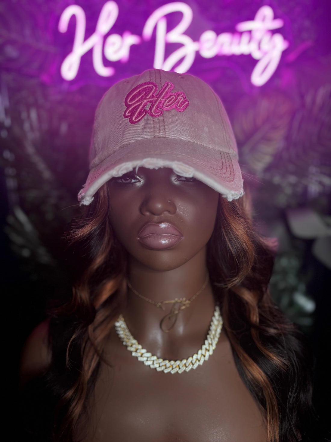 Her Signature Statement Cap