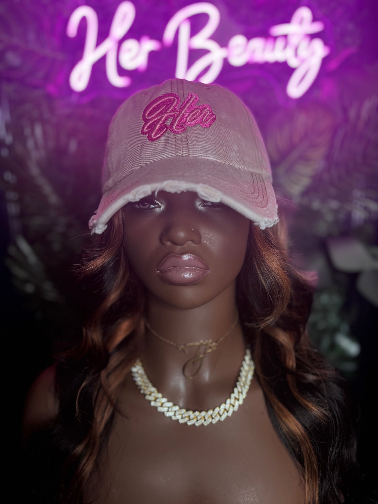 Her Signature Statement Cap