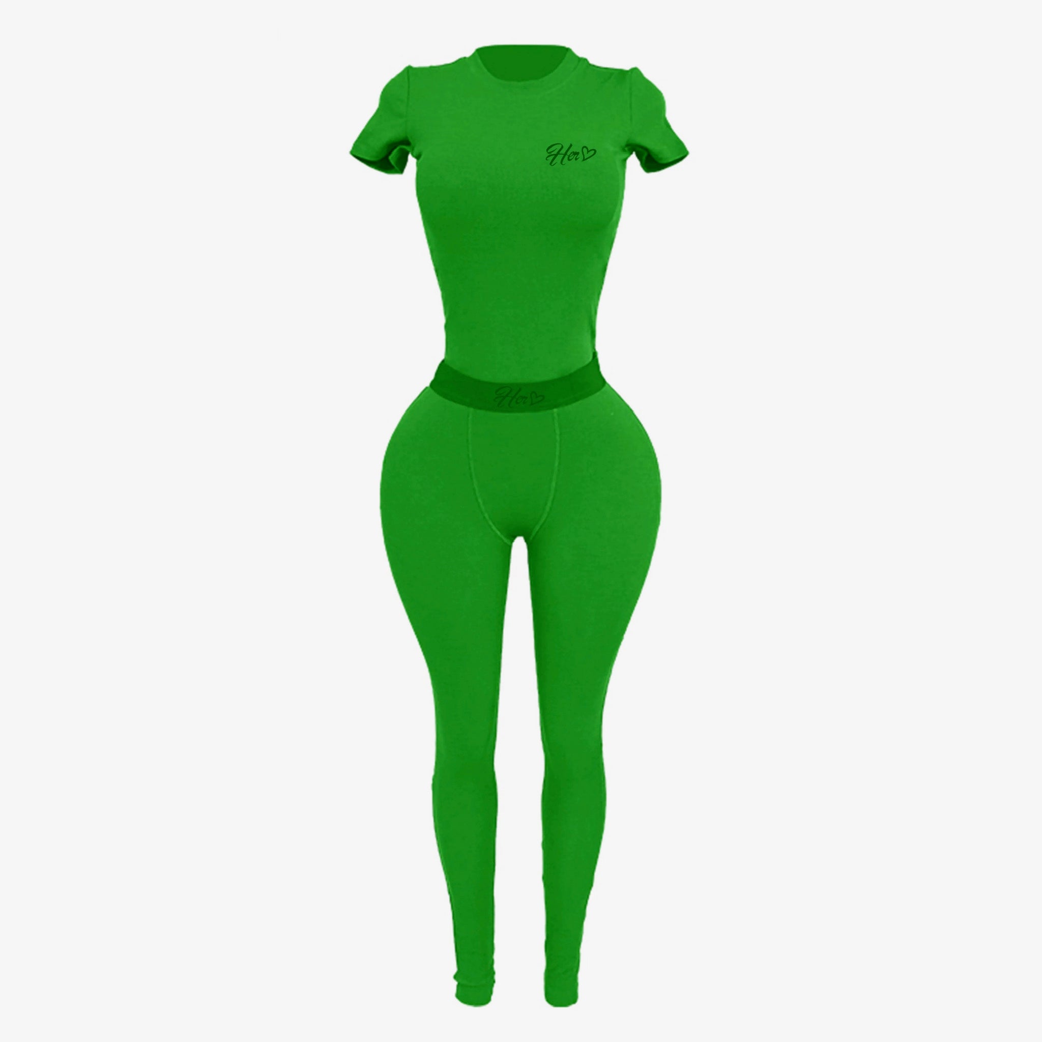 Her Ribbed Legging Essential Set