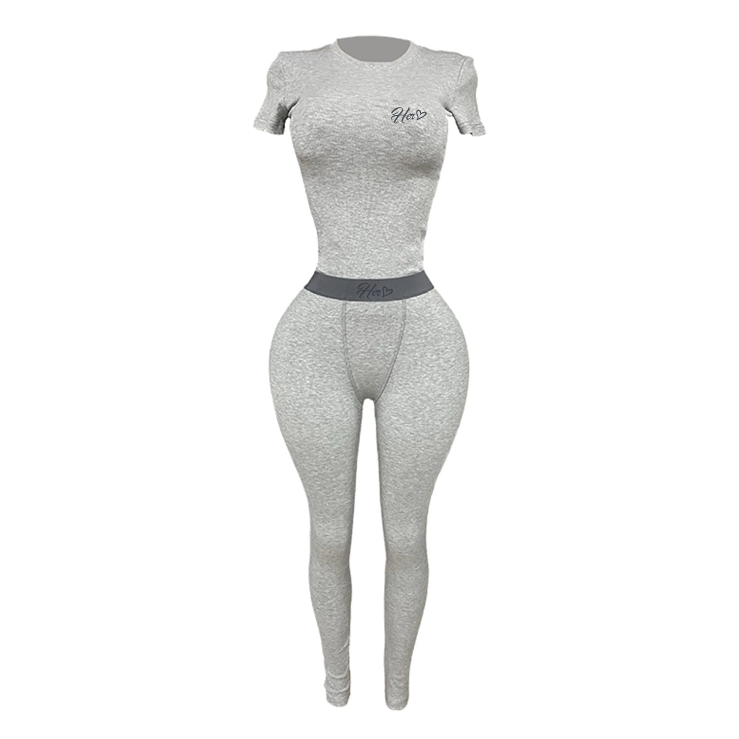 Her Ribbed Legging Essential Set