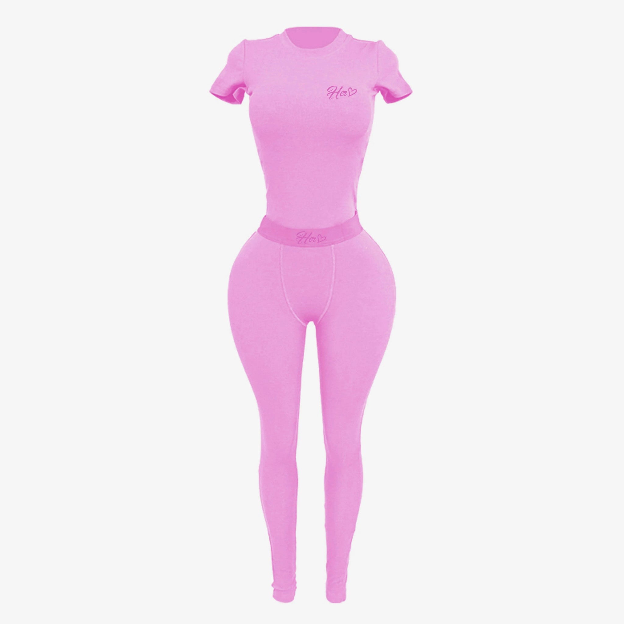 Her Ribbed Legging Essential Set