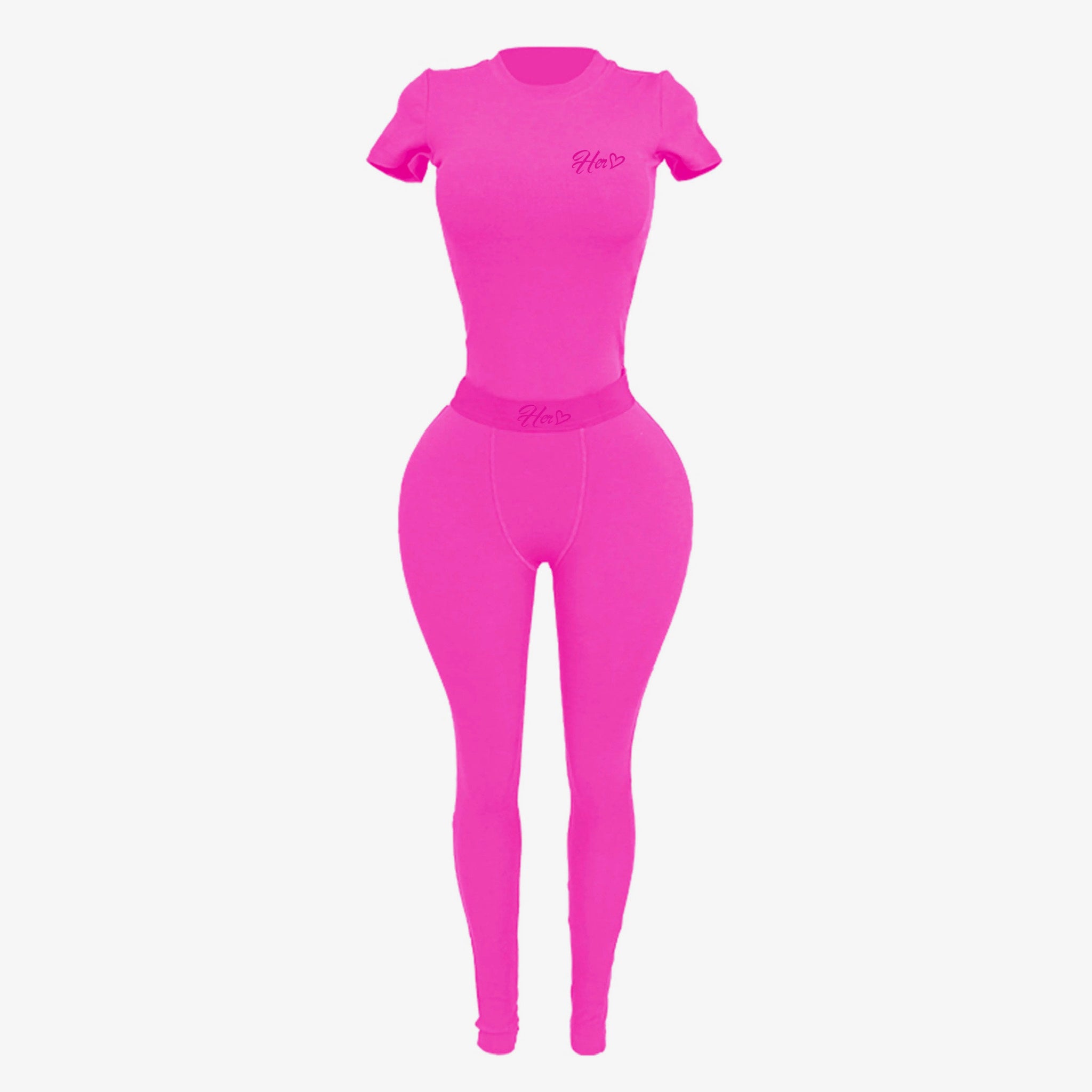 Her Ribbed Legging Essential Set