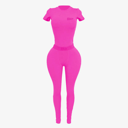 Her Ribbed Legging Essential Set