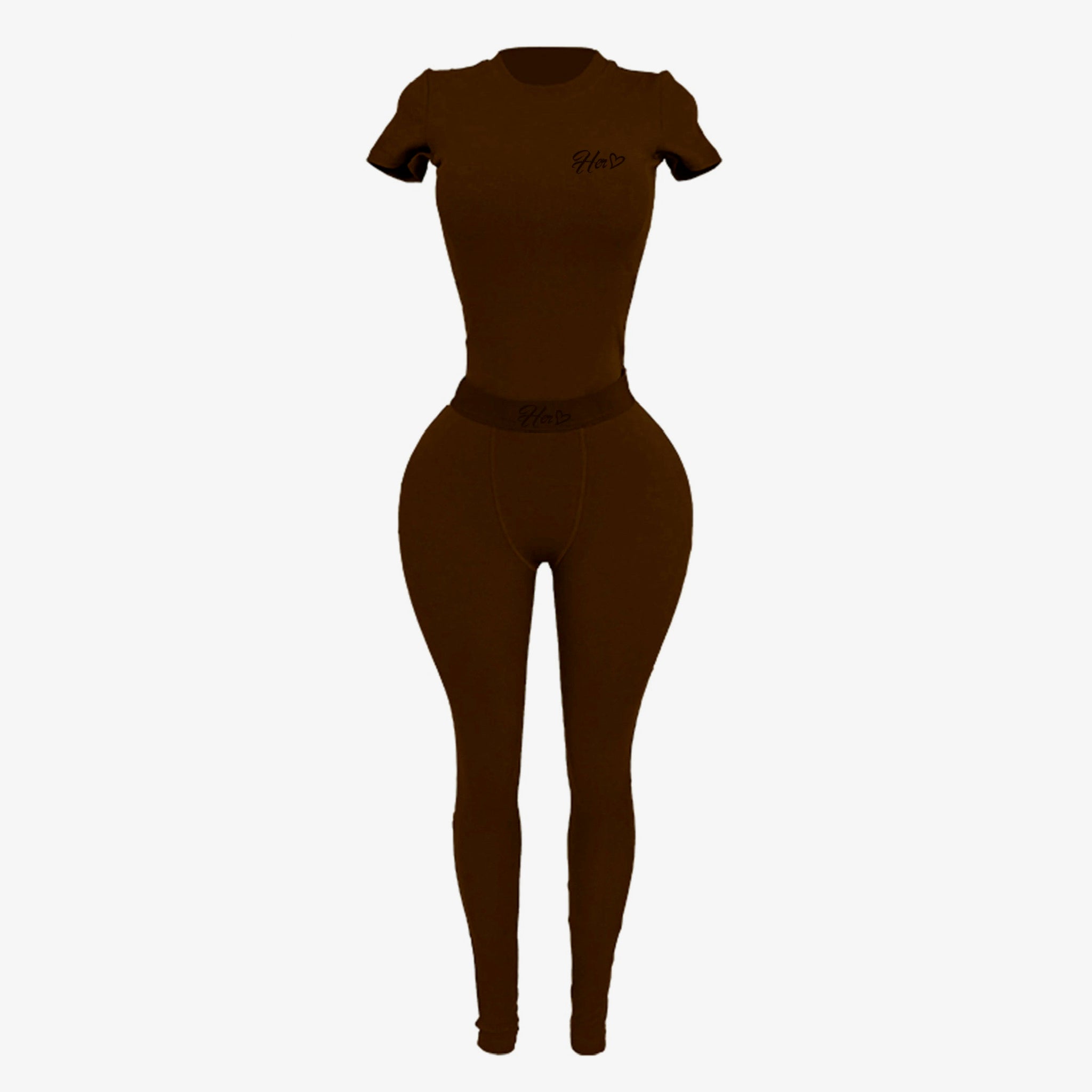 Her Ribbed Legging Essential Set