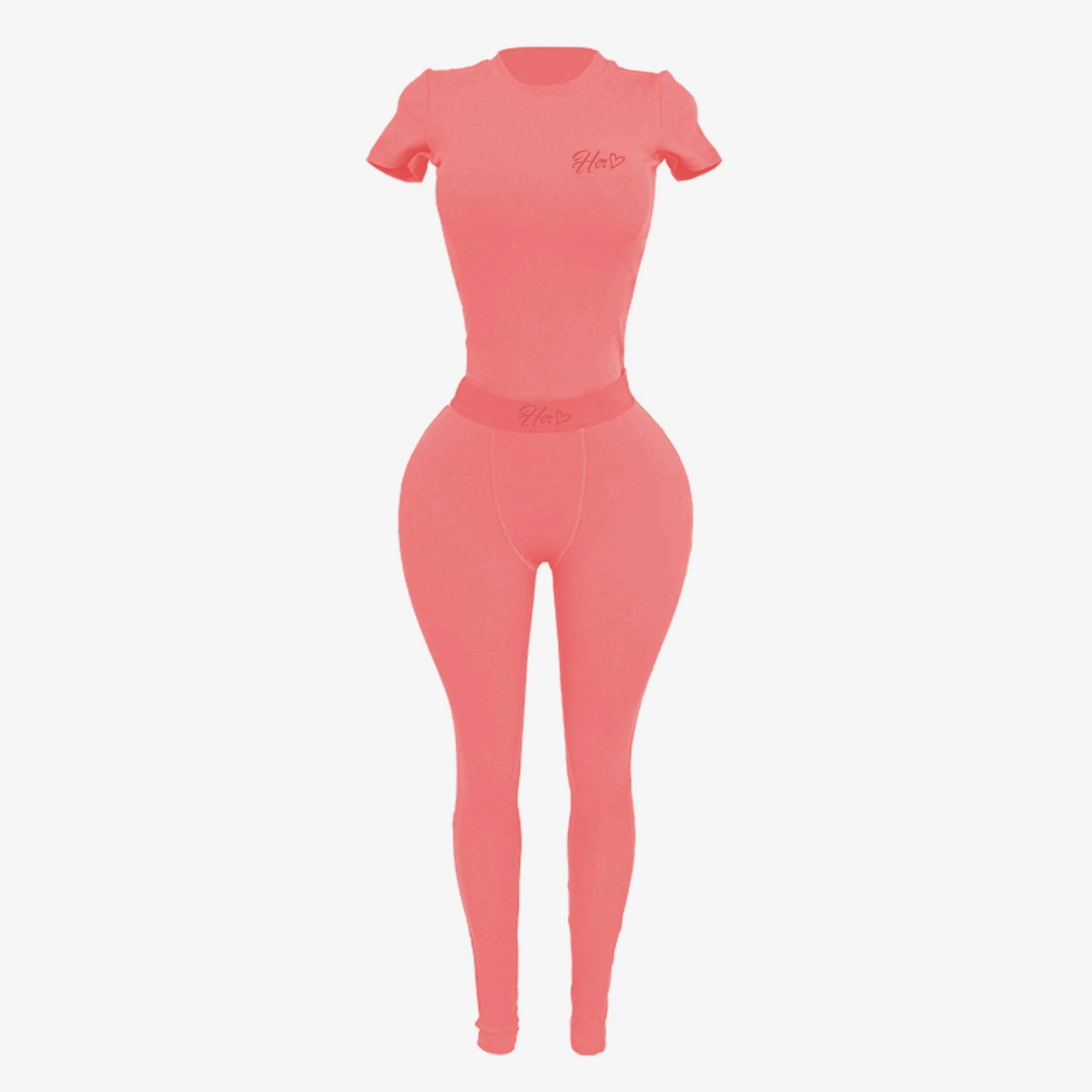 Her Ribbed Legging Essential Set