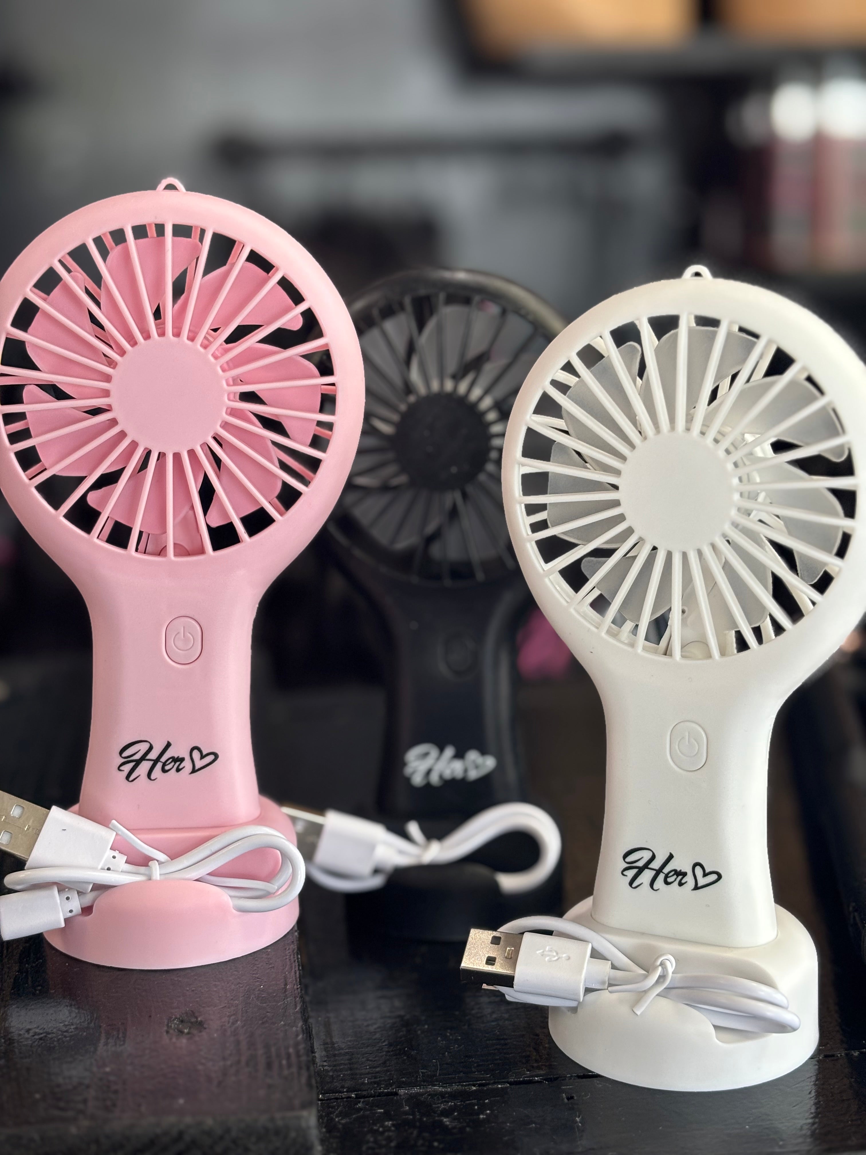 Her Portable Rechargeable Fan