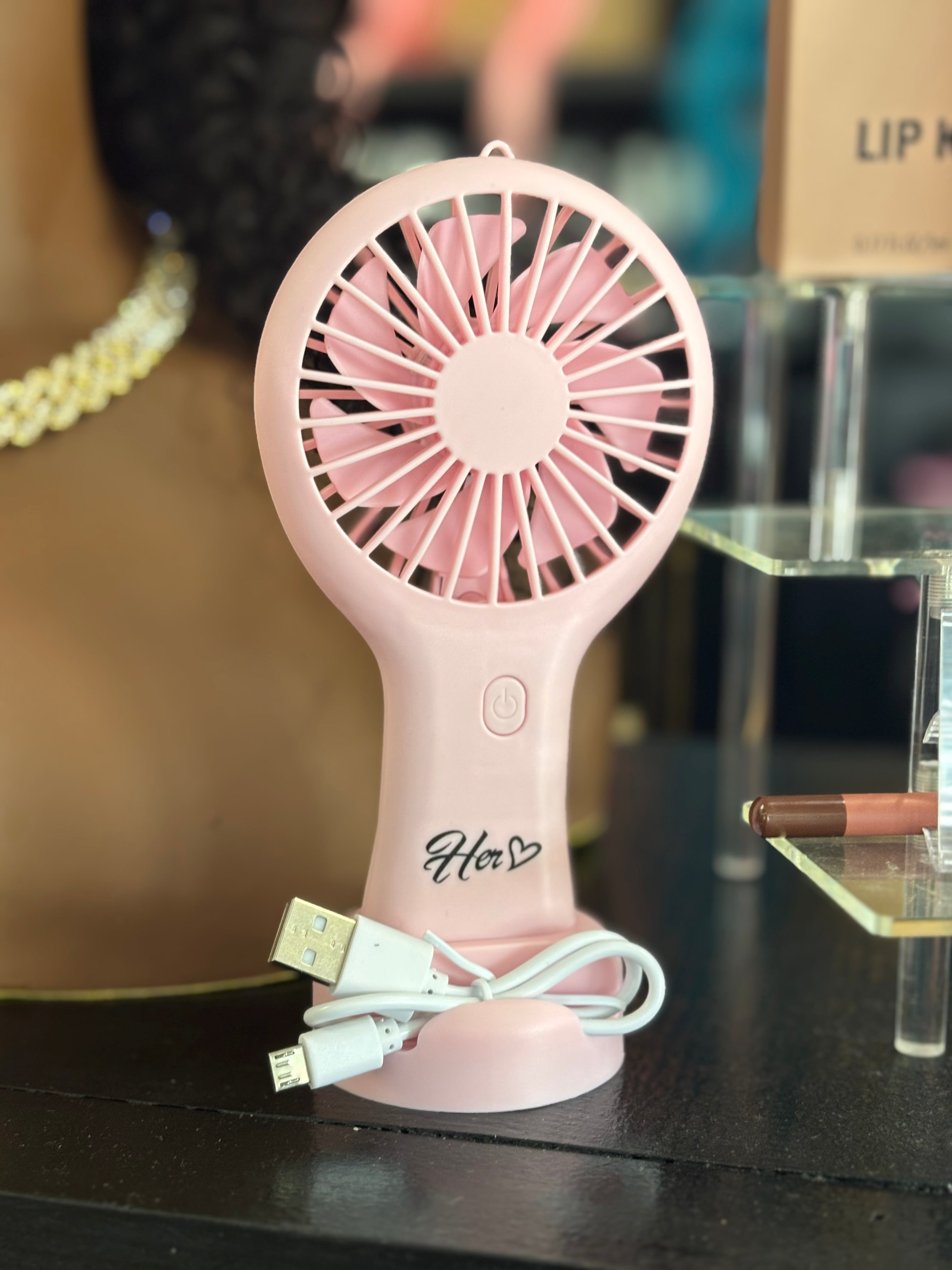Her Portable Rechargeable Fan