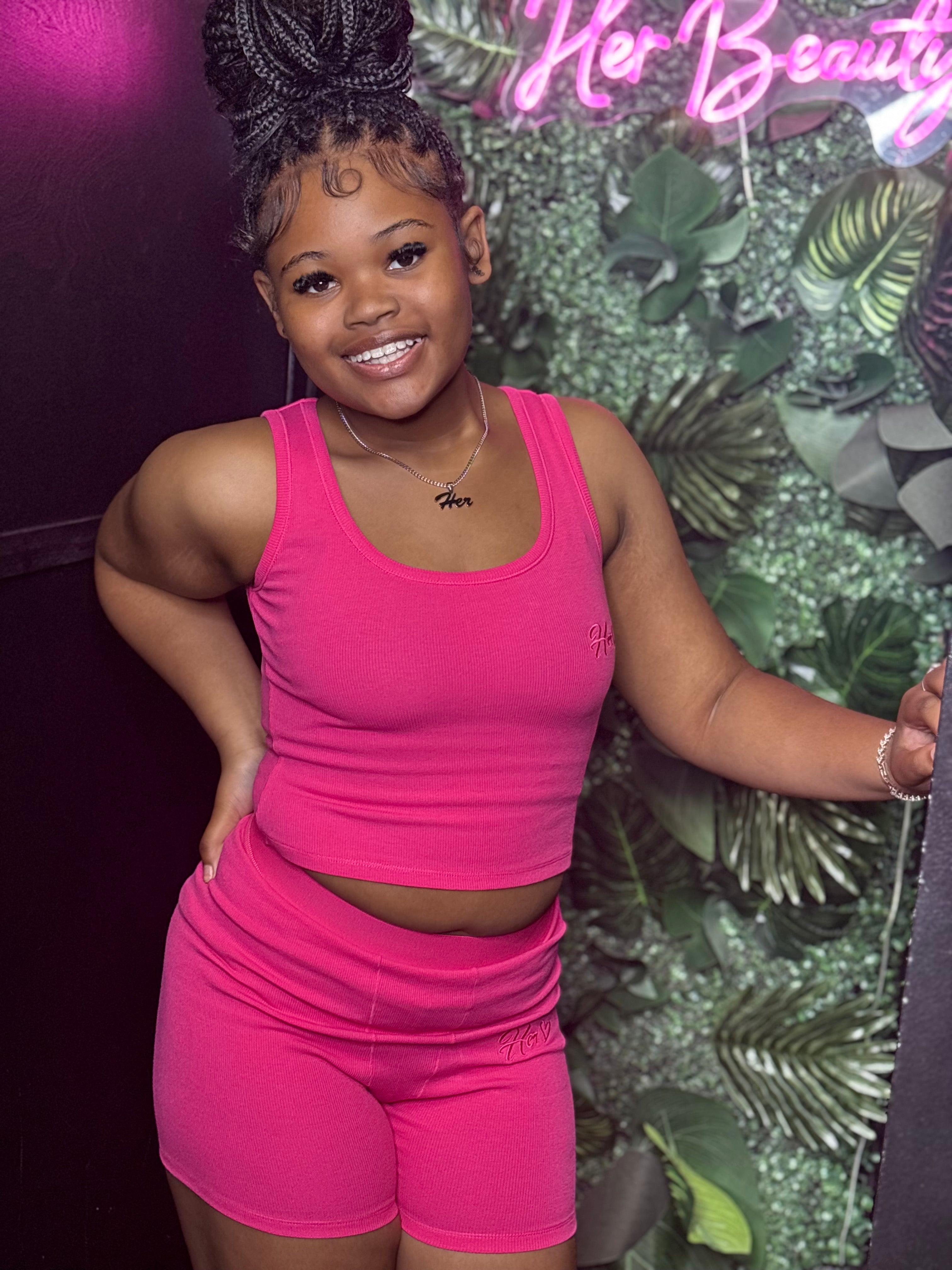 Her Tank Ribbed Shorts Essentials