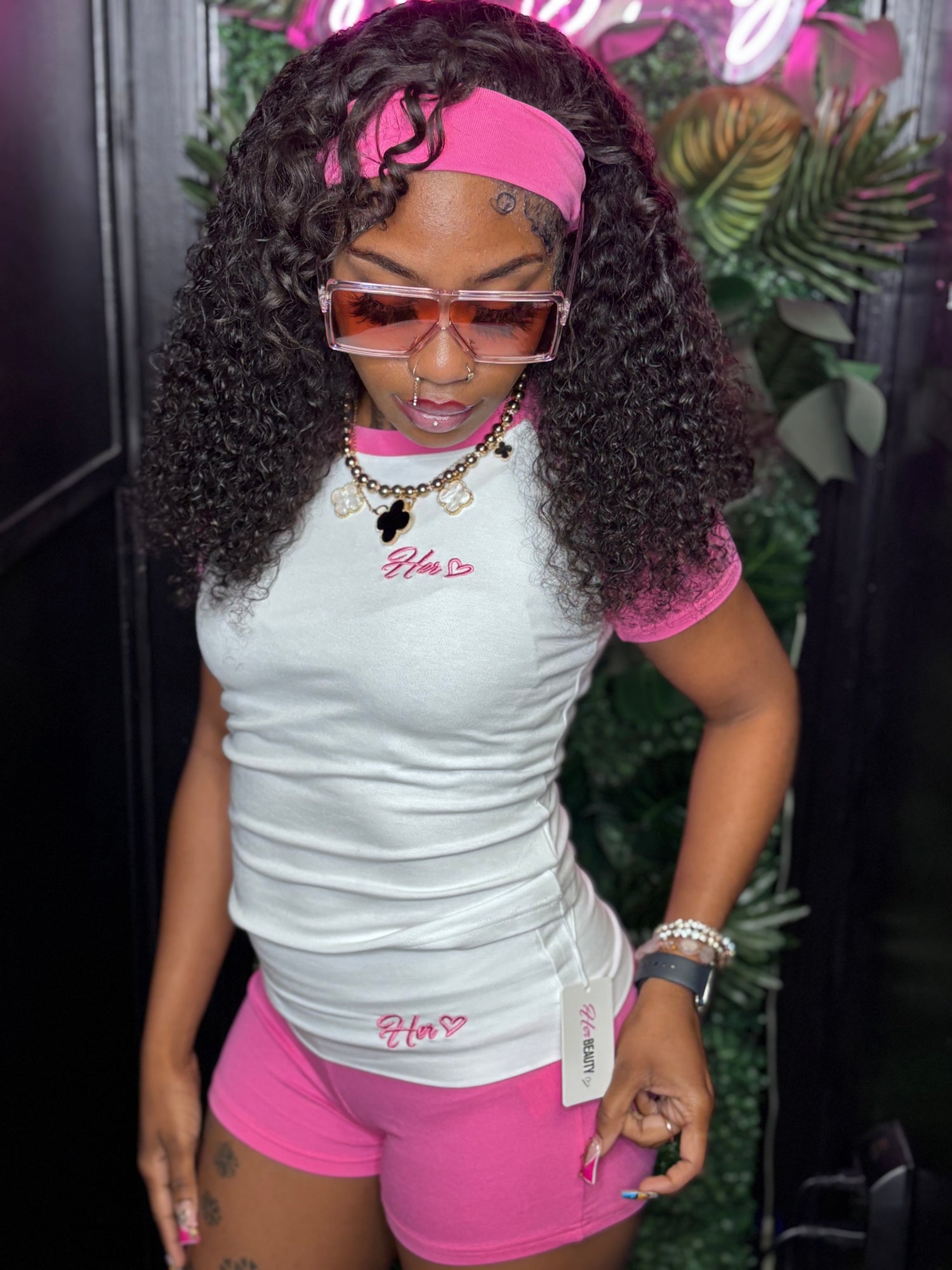 Short Bubble Gum Her 3 Piece