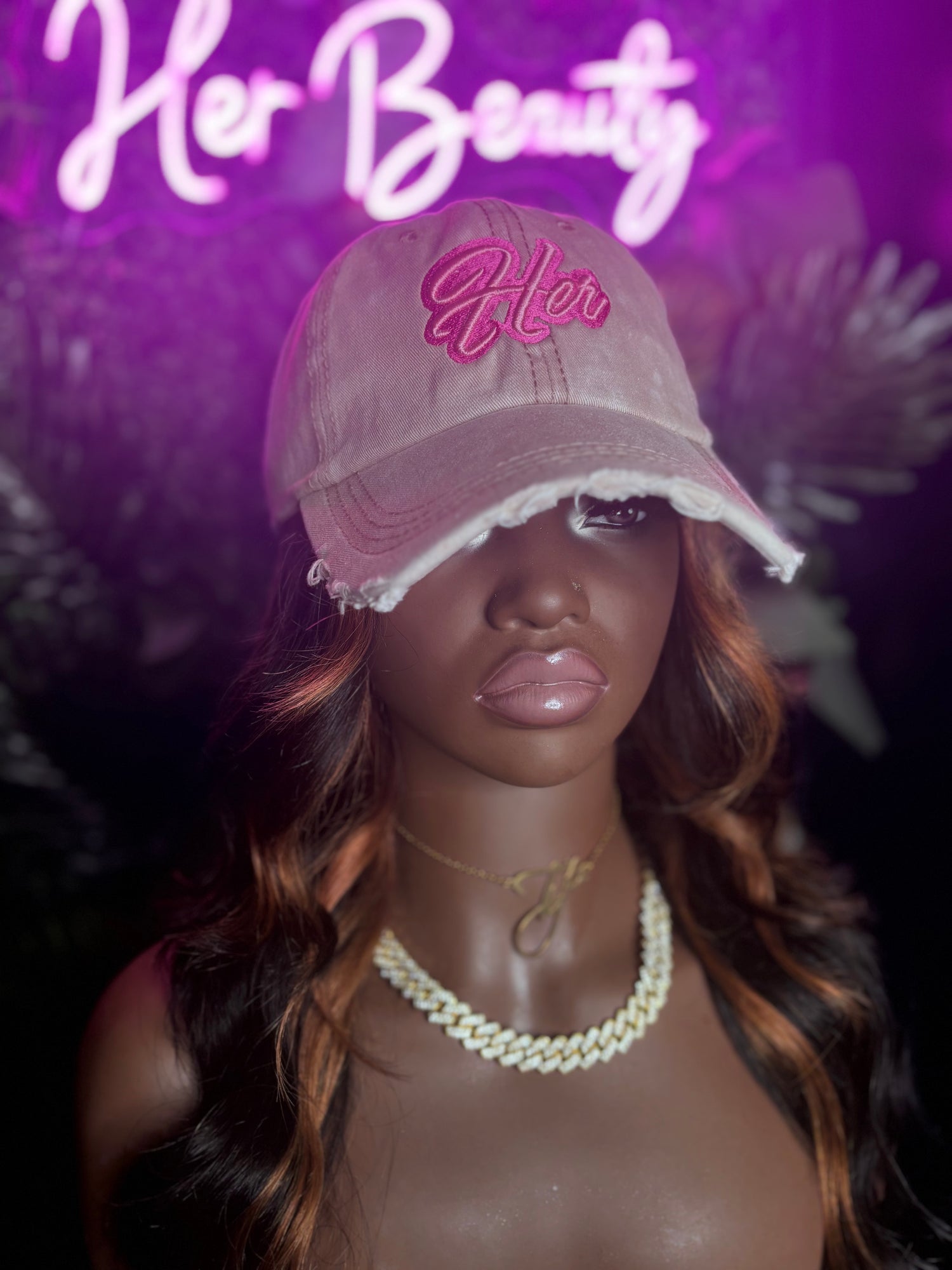 Her Signature Statement Cap