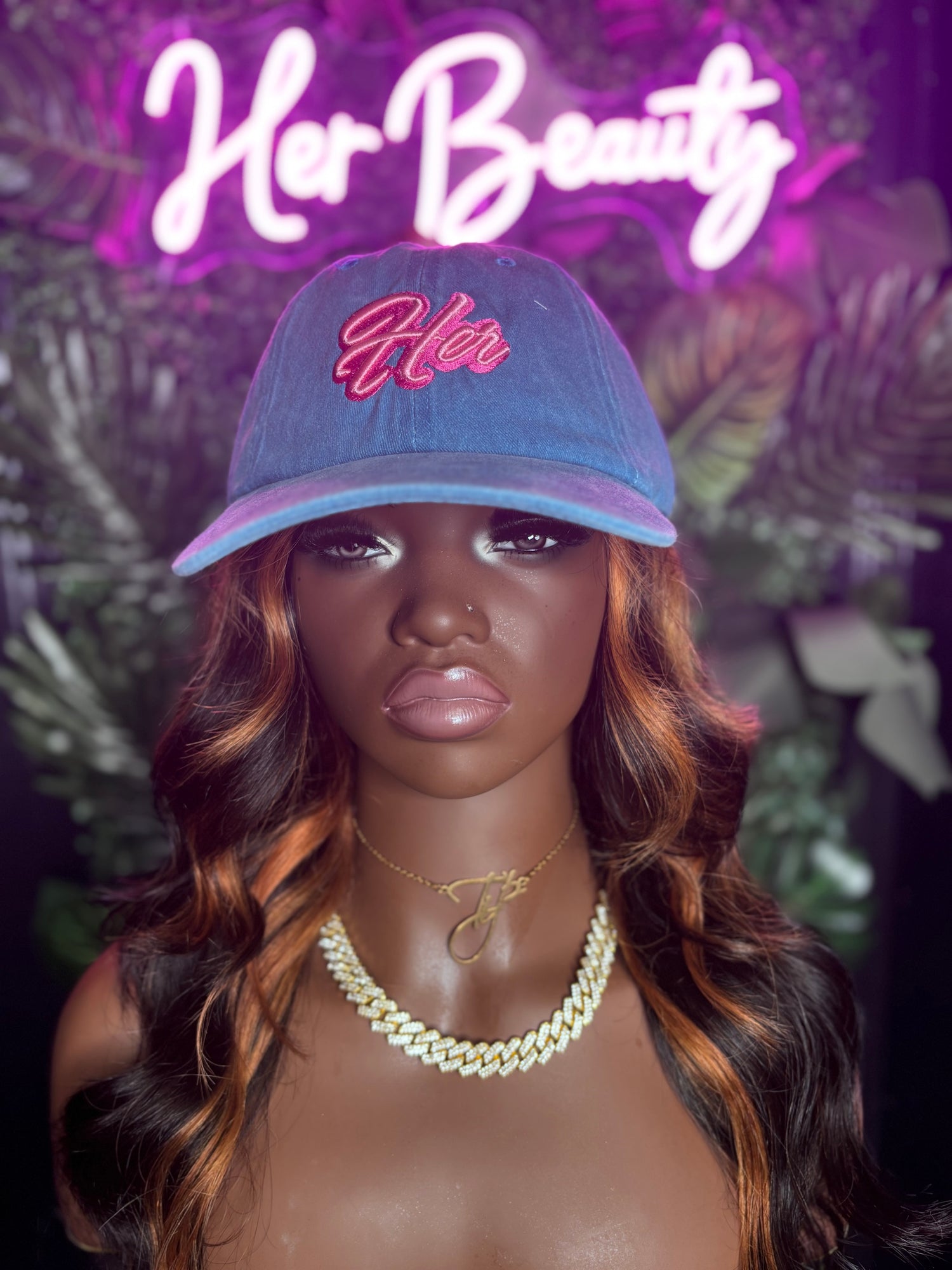 Her Signature Statement Cap
