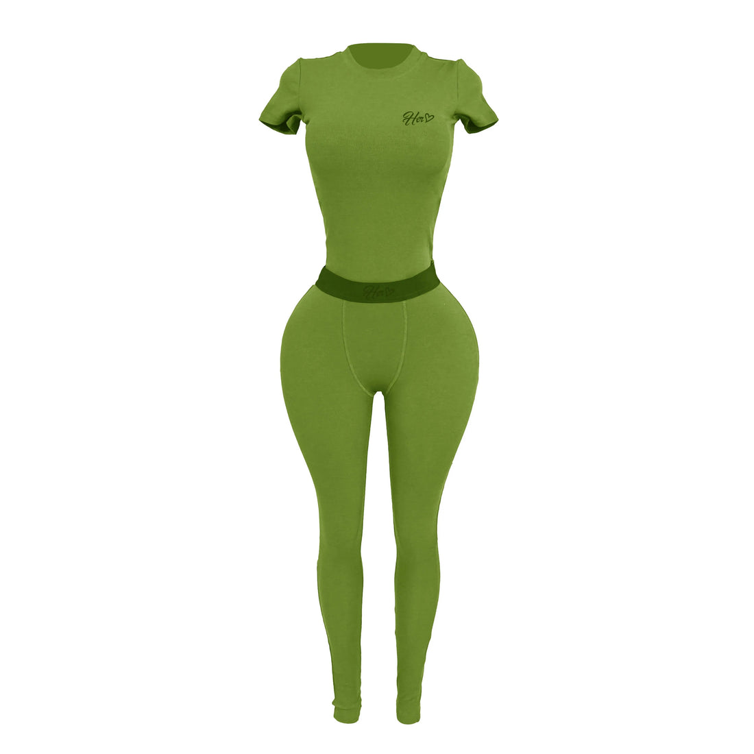 Her Ribbed Legging Essential Set