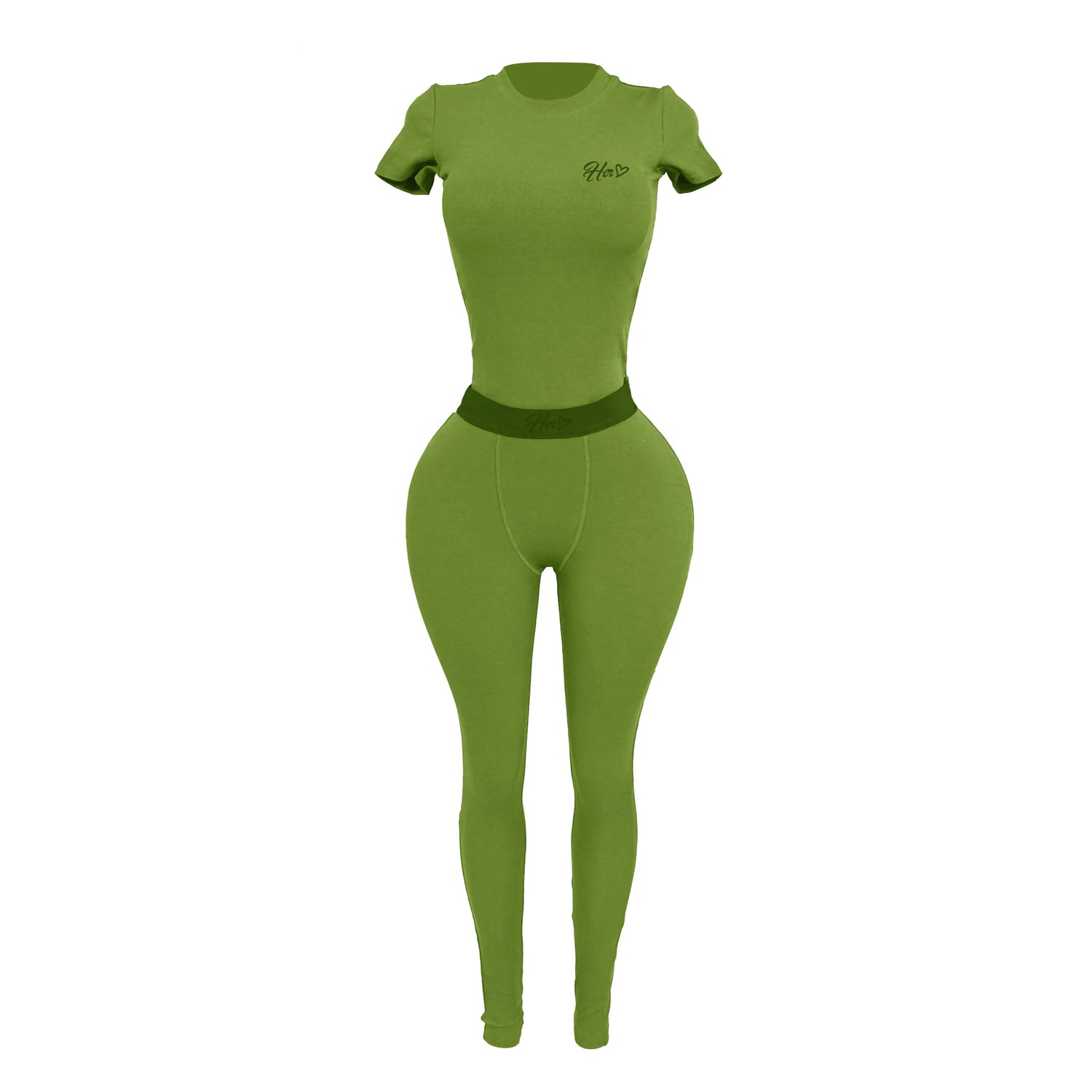 Her Ribbed Legging Essential Set