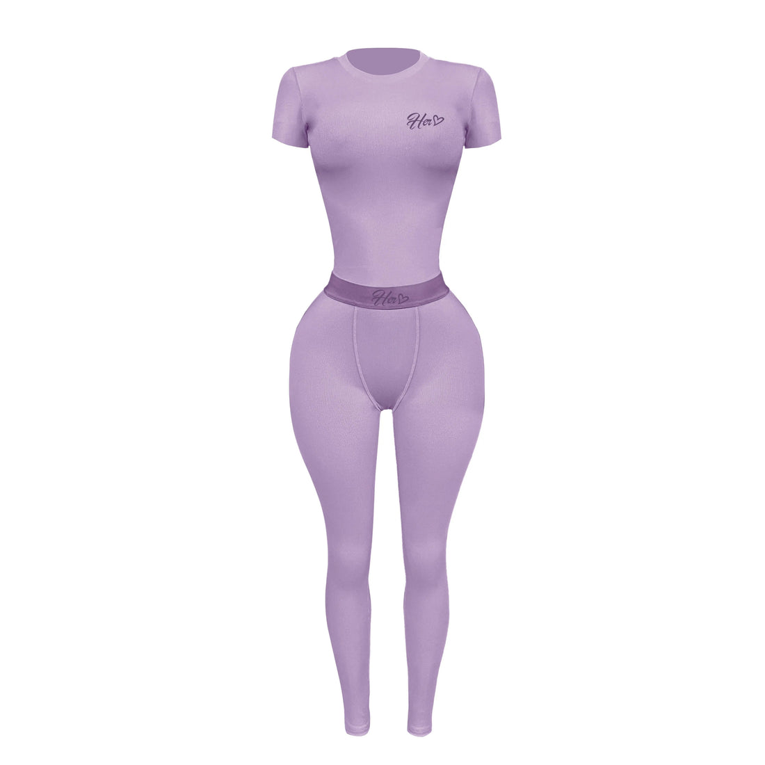 Her Ribbed Legging Essential Set