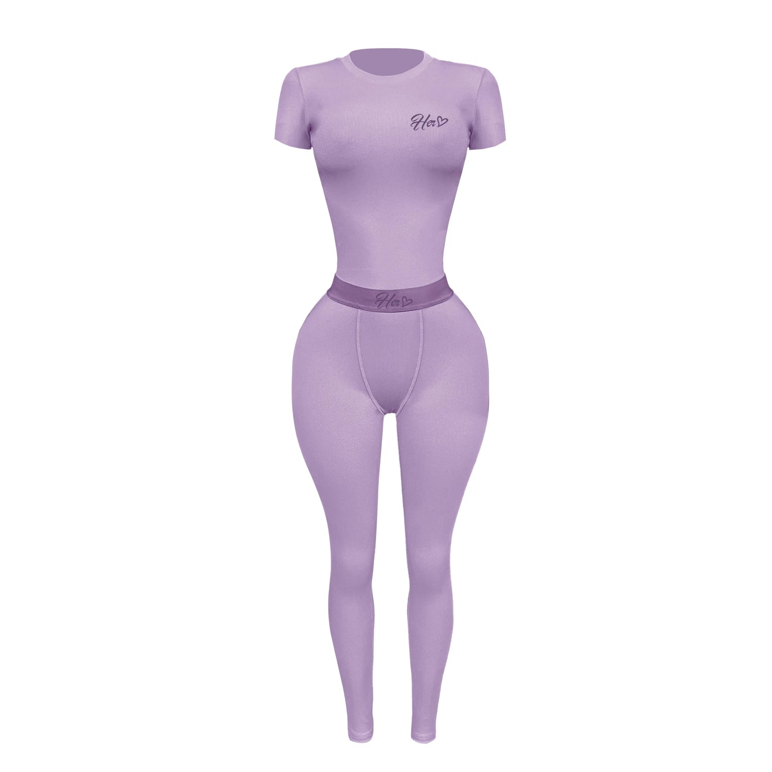 Her Ribbed Legging Essential Set